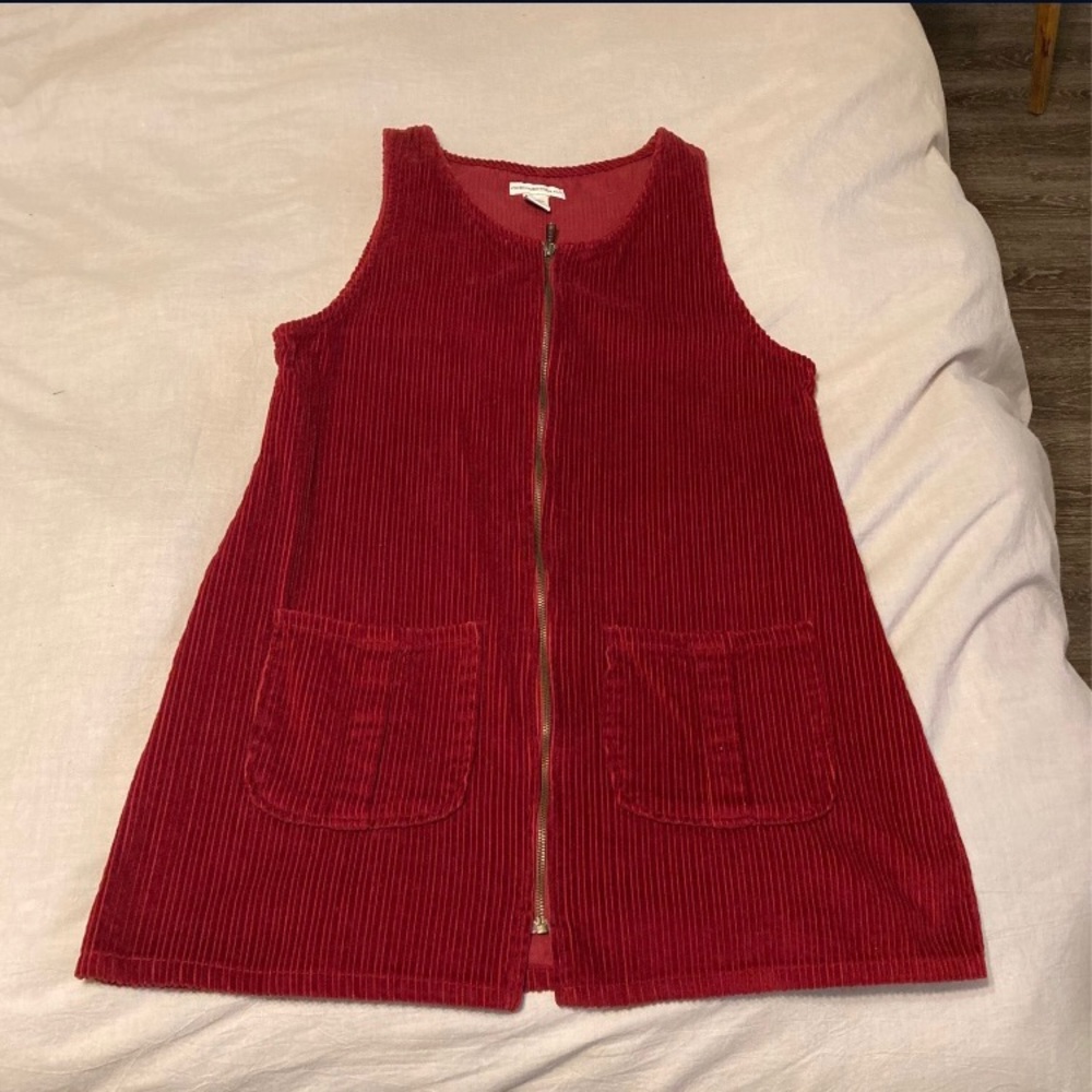 Burgundy jumper dress